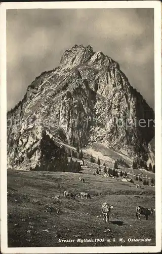 Mythen SZ Grosser Ostansicht Kat. Brunnen