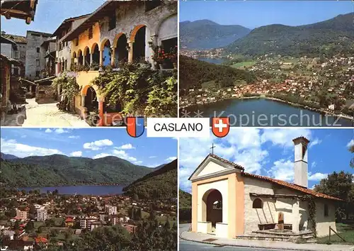 Caslano Lago di Lugano Ortsansichten  / Caslano /Bz. Lugano