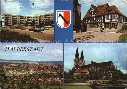 Halberstadt Hermann Matern Ring Gleimhaus uebersicht Dom Kat. Halberstadt