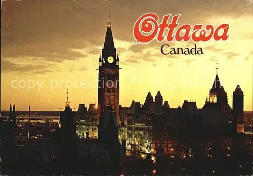 Ottawa Ontario The Canadian Houses of Parliament Kat. Ottawa