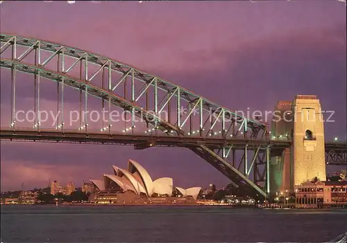 Sydney New South Wales at dusk Kat. Sydney