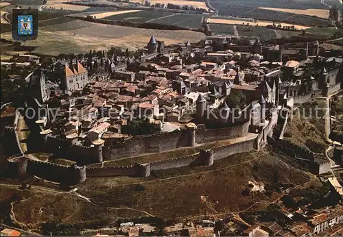 Carcassonne Fliegeraufnahme Cite Medievale  Kat. Carcassonne