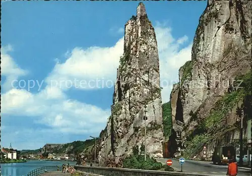 Dinant Wallonie Rocher Bayard et la Meuse  Kat. Dinant