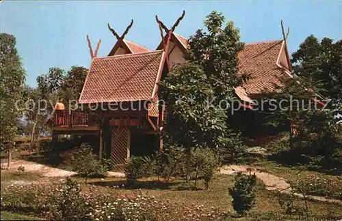 Thailand Old style Thai House in Laddaland Kat. Thailand