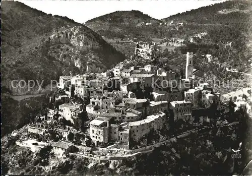 Eze Alpes-Maritimes Vue generale aerienne / Eze /Arrond. de Nice