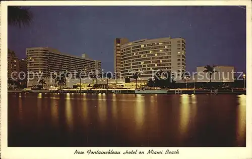 Miami Beach New Fontainebleau Hotel Kat. Miami Beach