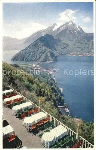 Fuerigen Blick von der Hotel Terrasse Kat. Fuerigen