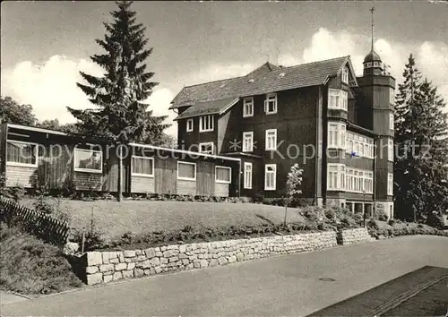 Braunlage Posterholungsheim Waldhoehe Kat. Braunlage Harz