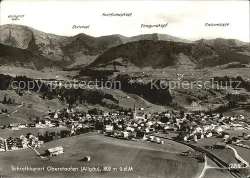 Oberstaufen Fliegeraufnahme Kat. Oberstaufen