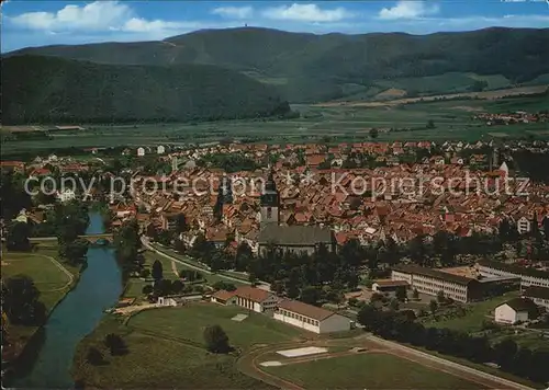 Bad Sooden Allendorf mit Werra Fliegeraufnahme Kat. Bad Sooden Allendorf