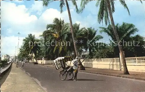 Tamatave Madagascar Boulevard Gallieni vu de la Plage