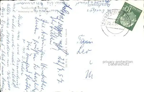 Borkum Nordseebad Promenade Kat. Borkum