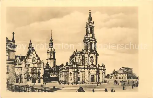 Dresden Vor der Zerstoerung 1945 Kat. Dresden Elbe