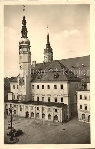 Bautzen Rathaus mit Petridom Kat. Bautzen