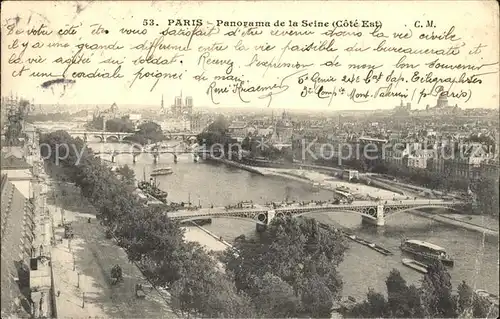 Paris Panorama de la Seine Kat. Paris