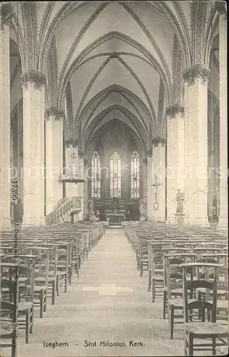 Iseghem Flandre Sint Hilonius Kerk Kat. 