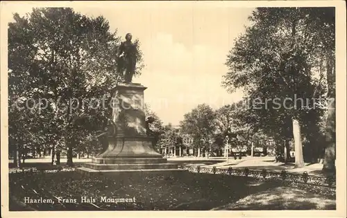 Haarlem Frans Hals Monument Kat. Haarlem