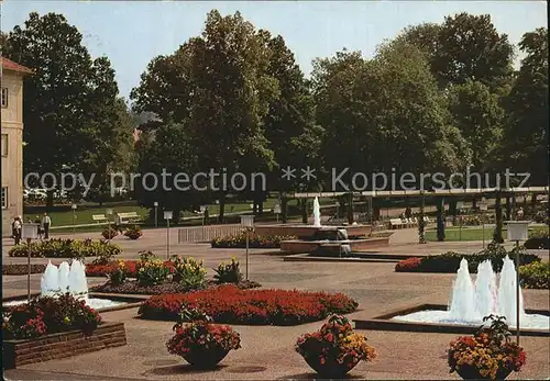 Bad Orb Platz mit Brunnen Kat. Bad Orb