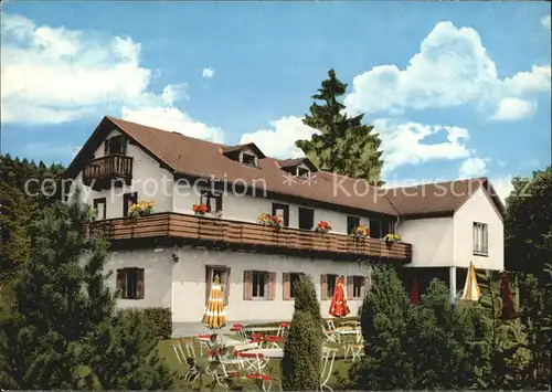 Laubach Hessen Hotel Pension Waldhaus Kat. Laubach Vogelsberg