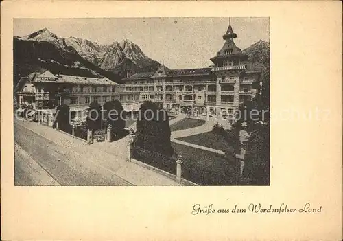 Garmisch Partenkirchen Burg Werdenfels  Kat. Garmisch Partenkirchen