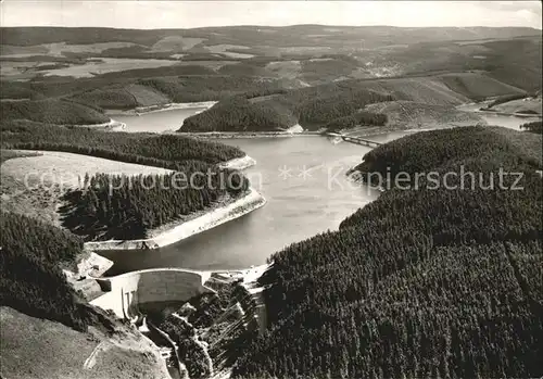 Okertalsperre Fliegeraufnahme Kat. Goslar