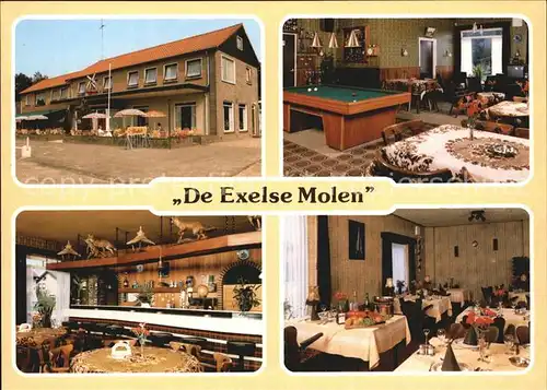 Exel Hotel Restaurant De Exelse Molen Bar Gastraum Billard Kat. Lochem