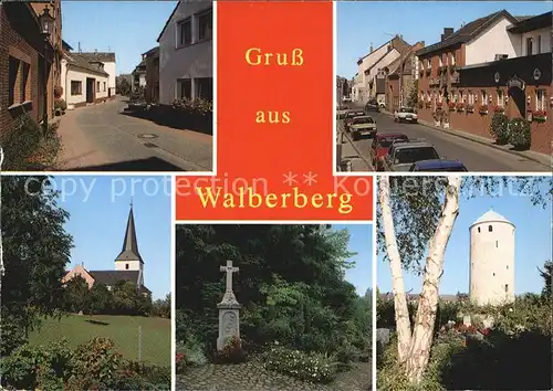Walberberg Ortsmotive Kirche Denkmal Turm Kat. Bornheim