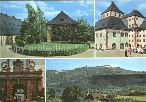 Augustusburg Brunnenhaus Lindenhaus Nordportal Erdmannsdorf Schloss Kat. Augustusburg