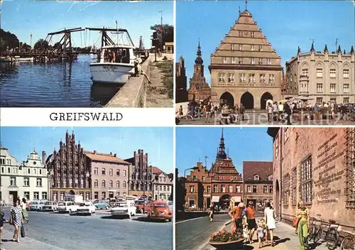 Greifswald Wiecker Bruecke Rathaus PdF Markt