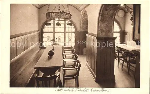 Baerenfels Erzgebirge Altdeutsche Trinkstube im Haus I Kaiserhof Kat. Altenberg