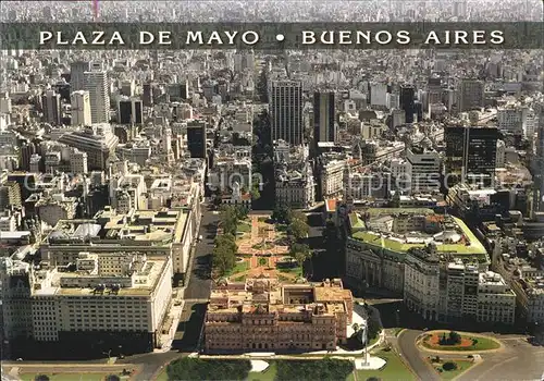 Buenos Aires Fliegeraufnahme Skyline Kat. Buenos Aires