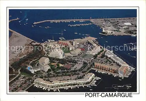 Port Camargue Fliegeraufnahme Hafen Kat. Le Grau du Roi