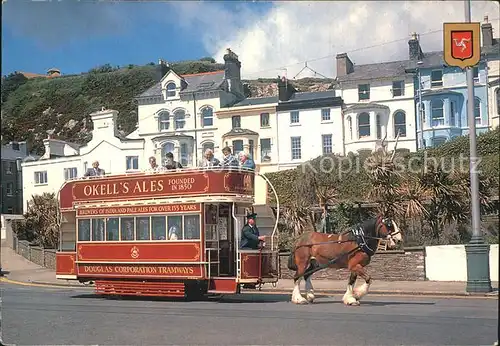 Douglas Isle of Man Double Deck Horse Tram Kat. Douglas