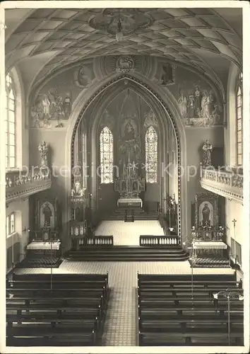 Untermarchtal Donau Klosterkirche innen Kat. Untermarchtal