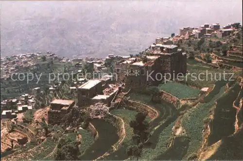 Yemen Jemen Terraces of the Sabir Kat. Jemen
