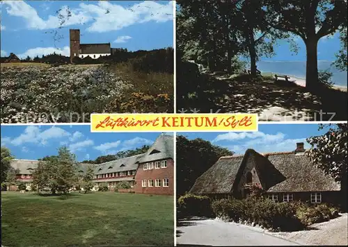 Keitum Sylt Kirche Reetdachhaus Kat. Sylt Ost