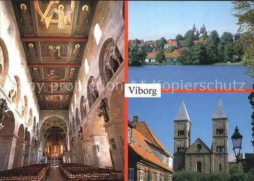 Viborg Vestsjalland Kirche Inneres Teilansicht Kat. Viborg