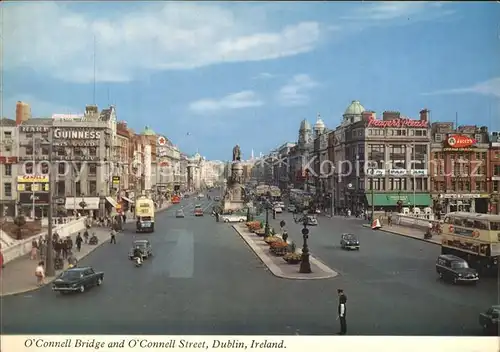 Dublin Ireland O Connell Bridge and O Connell Street Kat. United Kingdom