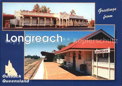 Longreach Historic Longreach Railway Station Kat. Longreach