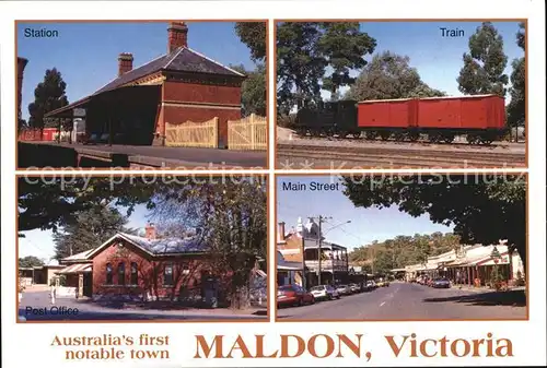 Maldon Victoria Station Train Main Street Post Office