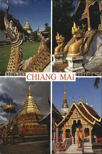 Chiang Mai Wat Chiang Man Wat Thoung Yoo Wat Phra That Doi Suthep  Kat. Chiang Mai