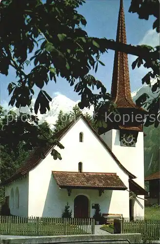 Kandersteg BE Kirche Bluemlisalp Kat. Kandersteg