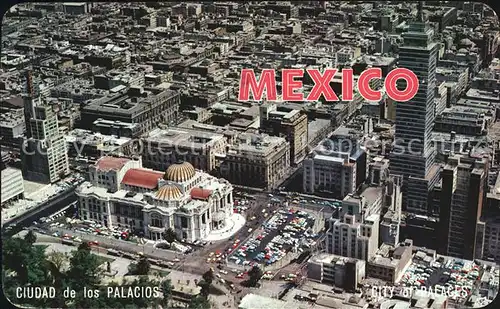 Mexico City Luftaufnahme City Kat. Mexico