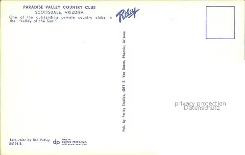 Scottsdale Valley Country Club Kat. Scottsdale
