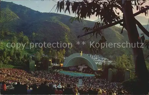Hollywood California Hollywood Bowl Amphitheatre Foothills Kat. Los Angeles United States