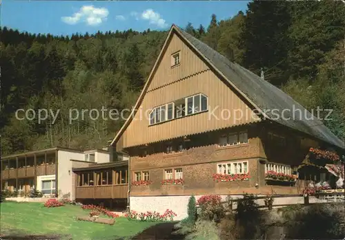 Triberg Schwarzwald Gremmelsbach Pension Schoch Kat. Triberg im Schwarzwald