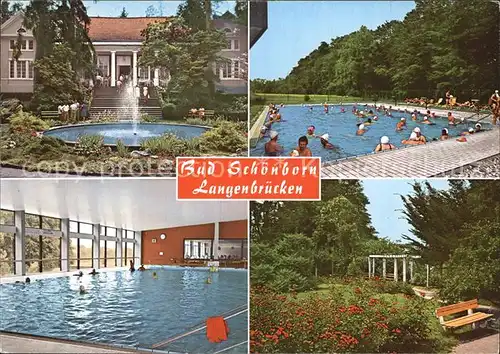 Langenbruecken Bad Schoenborn Schwimmbad Hallebad 