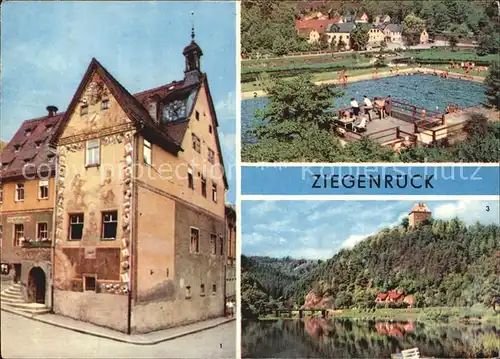 Ziegenrueck Rathaus Schwimmbad Jugendherberge Theo Neubauer