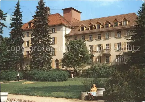 Bad Brambach Staatsbad Sanatorium Joliot Curie Kat. Bad Brambach