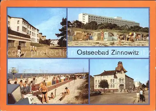 Zinnowitz Ostseebad Ferienheim IG Wismut Gertrud Roter Oktober Ernst Schneller Strand 